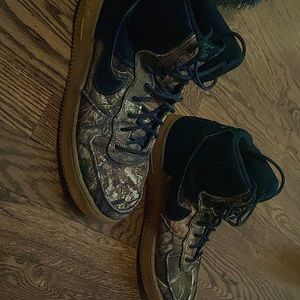 Real tree air force ones warn 2 times Size 8 mens
